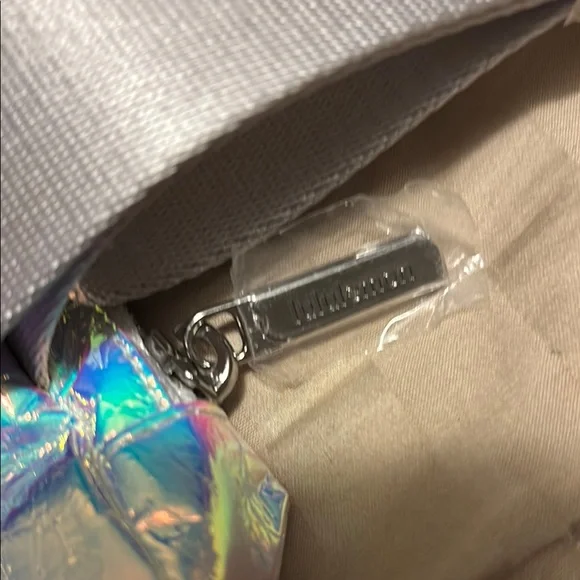 Iridescent Crossbody Phone Holster - Silver and Blue